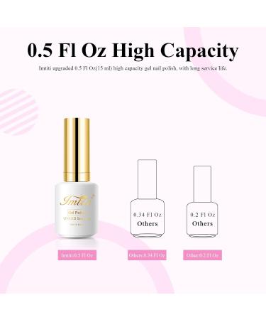 Imiti Pearlen Gel Nail Polish - 15ml Hot Pink Glitter & Shimmer Mermaid Gel for Stunning Nail Art | UV LED Home Manicure - Buy Online on GoSupps.com