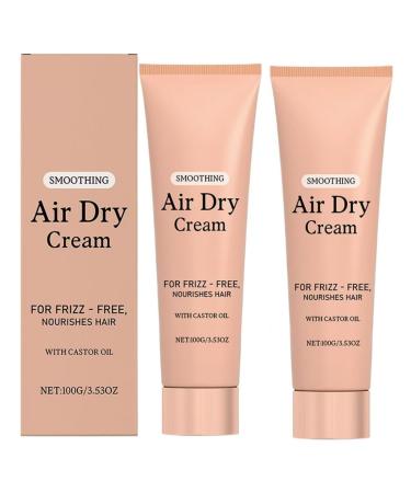 NQBXYKX cream for frizzy hair 100g air dry cream no conditioner long lasting care moisturizing smooth shine definition smooth