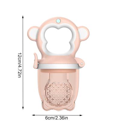 Silicone Baby Food Feeder & Nibbler - Soft Fruit Feeder Pacifier for Infants | Safe Fresh Food & Bite Rings - Buy Online on GoSupps.com