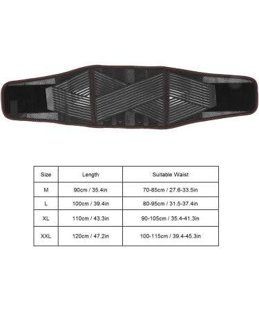 Brrnoo Self-Heating Adjustable Heat Belt for Back & Abdominal Pain Relief | Elastic Waist Trimmer & Kidney Support (L) - International Shipping Available - Buy Online on GoSupps.com