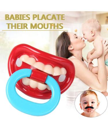 Greattangle Silicone Baby Pacifier - Funny Rabbit & Beard Design | Cute Baby Accessories for Teething Relief - Buy Online on GoSupps.com