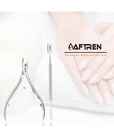 Cuticle Cutter Cuticle Pusher Cuticle Nipper Professional Stainless Steel Cuticle Cutter Durable Cuticle Cutter Pedicure Manicure Tools for Fingernails and Toenails - Buy Online on GoSupps.com
