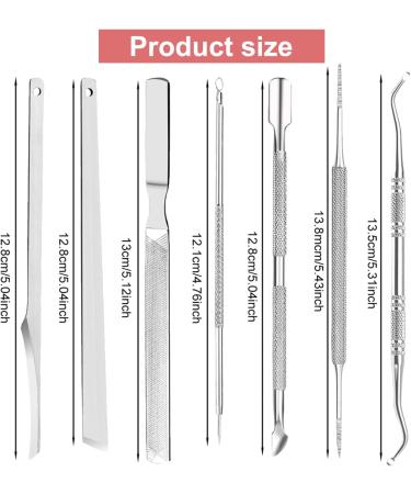 Stainless Steel Manicure Pedicure Set for Callus Removal and Nail Trimming Nail Cleaner Pedicure Tools Maintain Healthy and Clean Toenails - Buy Online on GoSupps.com
