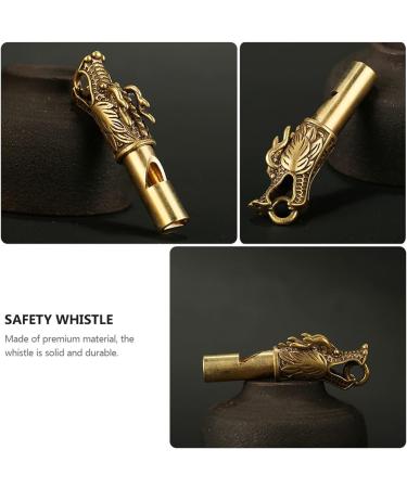 NUOBESTY Dragon Whistle Brass Emergency Survival Keychain 2pcs - Buy Online on GoSupps.com