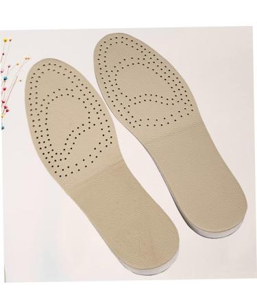 NOLITOY Height Lifting Shoe Inserts - Invisible Heel Lift Insoles for Increased Comfort & Style - Beige Size 7 - Ideal for Sports & Everyday Use - Buy Online on GoSupps.com