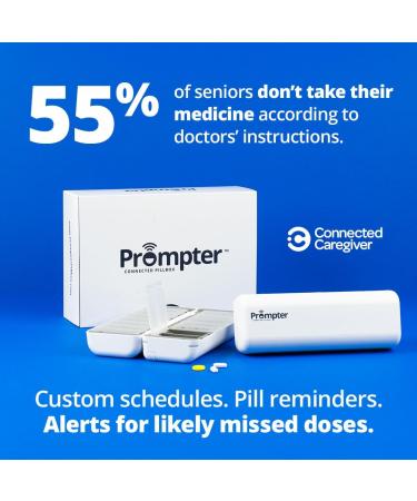 Smart Pillbox with Reminder Alerts | Caregiver Monitoring & Dose Management | No Smartphone Required - Buy Online on GoSupps.com