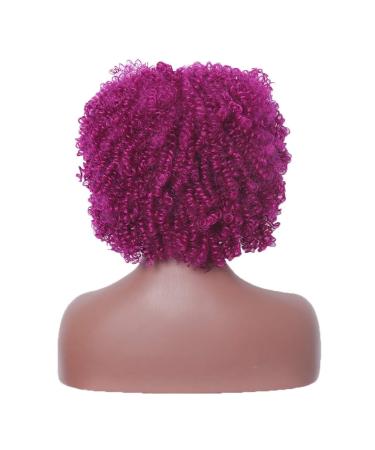 Afro Wig for Women - Red Cosplay Curly Long Hair | Retro 60s 70s 80s Party Synthetic Wig - Buy Online on GoSupps.com