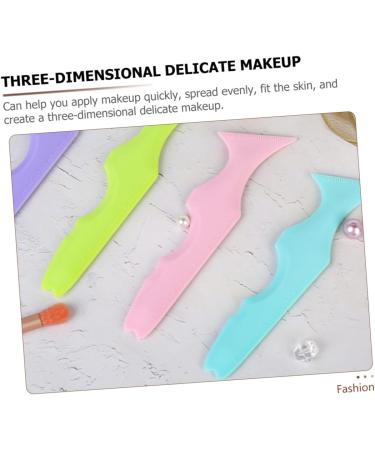 MAGICLULU 9 Pcs Silicone Beauty Ruler Eyelash Applicator Make up Stencils Mascara Drawing - Buy Online on GoSupps.com
