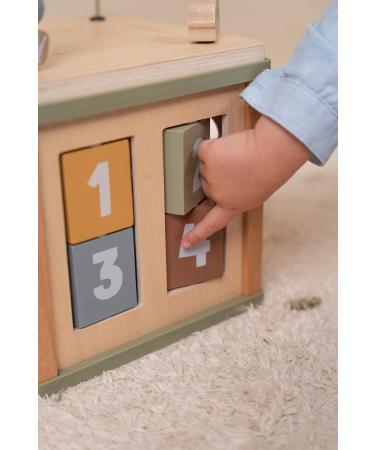 Buy Little Dutch 7131 FSC Wooden Activity Cube - Green Motor Skills Loop | Little Farm - International Shipping Available - Buy Online on GoSupps.com