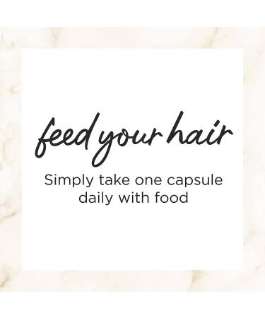 Hair Food Hair Skin and Nails Vitamins - Gluten Free & Vegan with Probiotic Biotin for Hair Growth - 30 Capsules - Buy Online on GoSupps.com