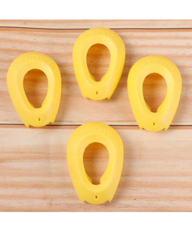 2 Pairs Silicone Hair Dye Ear Covers - Waterproof Earmuffs for Salon, Bathing, Shower & Spa - Random Color Yellow - Buy Online on GoSupps.com