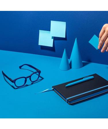 Popme Unisex Ocean Blue Reading Glasses | Blue Light Filter | 2 Diopters for Presbyopia | One Size International Shipping - Buy Online on GoSupps.com