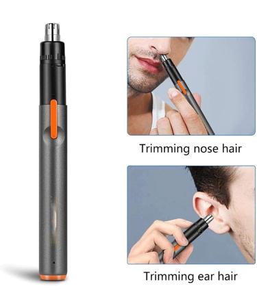 Nose Hair Trimmer - Multi-Function Personal Groomer for Nose Ear Neck & Eyebrow - White - Buy Online on GoSupps.com