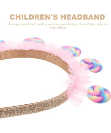 ifundom Lollipop Headband Candy Headband Rainbow Bopper Hair Hoops Christmas Funny Headband Flower Girl Headband Princess Diana Tiara Party Favors - Buy Online on GoSupps.com