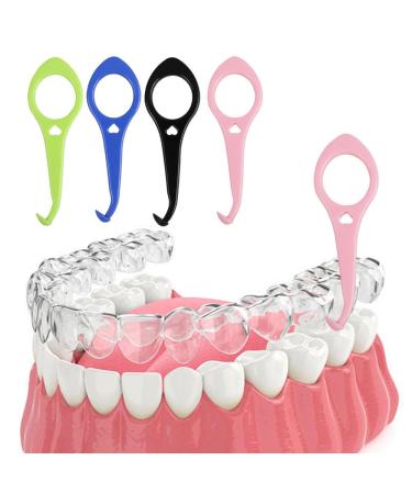 Clear aligner removal tool-invisible removable braces invisible aligner remover-aligner remover-fixer remover (4 pieces) dark blue - Buy Online on GoSupps.com