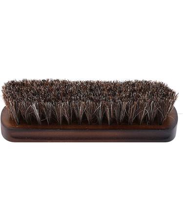 Home Shoes Brushes Horsehair Shoe Brush Polishing Wooden Handle Natural Leather Real Horsehair Soft Boots Polishing Cleaning Tool Bathroom Tool Brush Onecolor - Buy Online on GoSupps.com