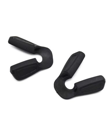 SOODASE Replacement Silicone Nose Pads 2 Pieces For Oakley Jawbreaker Nose Pads Black