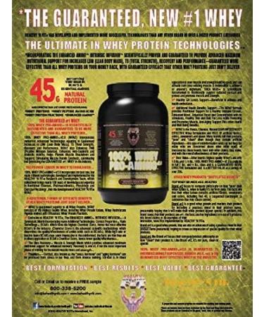 Healthy N Fit 100% Whey Pro Amino V2.0 Vanilla Ice Cream 5 lb - Premium Whey Protein - Buy Online on GoSupps.com