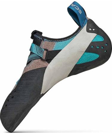SCARPA Women's Veloce Rock Climbing Shoes - Low-Volume Fit Light Grey/Maldive, Size 9-9.5 Women/8-8.5 Men - Buy Online on GoSupps.com
