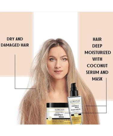  Lorenti LORENTI TOKYO & SEOUL Coconut Milk Hair Mask 500 ml | Coconut Milk Hair Mask | Repairing Treatment for Brittle Dry and Damaged Hair | Hair Care - Buy Online on GoSupps.com