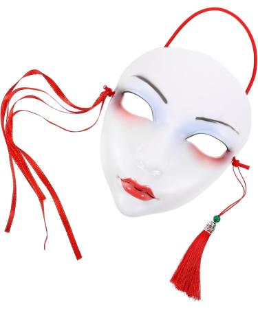 Imikeya Chinese Style Evil Cosplay Mask - Exquisite Beauty & Cultural Halloween Costume with Fox Design - Buy Online on GoSupps.com