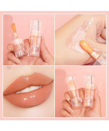 Magic Color Changing Lip Oil | Long Lasting Nourishing Gloss | Hydrating Plumper | 2024 New - Set A - Buy Online on GoSupps.com