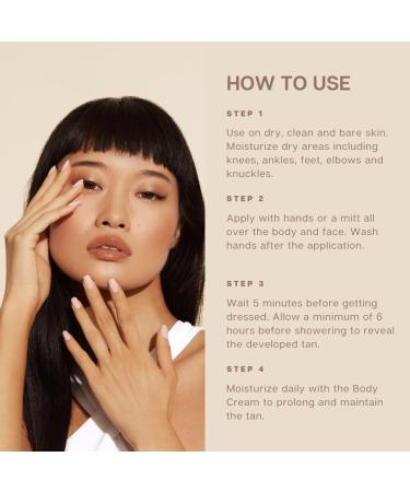 Nuda Self Tanning Lotion - Gradual Lightweight Tanner for Light to Medium Skin | Vegan Cruelty-Free & Infused with Sodium Hyaluronate & Vitamin C (200 mL - Buy Online on GoSupps.com