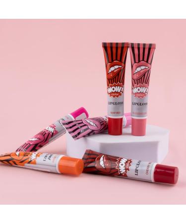 D collez le brillant l vres D collez l vres | 6x Gloss l vres imperm able pour femme et fille Brillant l vres de maquillage imperm able pour femmes brillant l vres d tachable - Buy Online on GoSupps.com