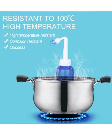 Nasal Irrigation System 300ml - BPA-Free Sinus Rinse Bottle for Adults & Kids | Includes 20 Salt Packets and Sticker - Buy Online on GoSupps.com