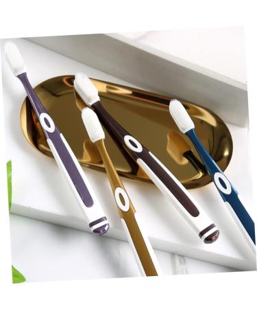 Frcolor 4-Piece Nano Toothbrush Set - Portable Hand Toothbrushes for Adults | Effective Dental Care Tools | International Shipping - Buy Online on GoSupps.com