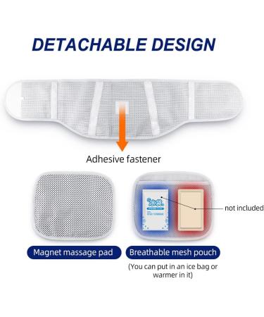 ZWEBY Adjustable Lower Back Support Belt | Breathable Lumbar Support for Men & Women | Ideal for Work Office & Sports | Black (L) - Buy Online on GoSupps.com