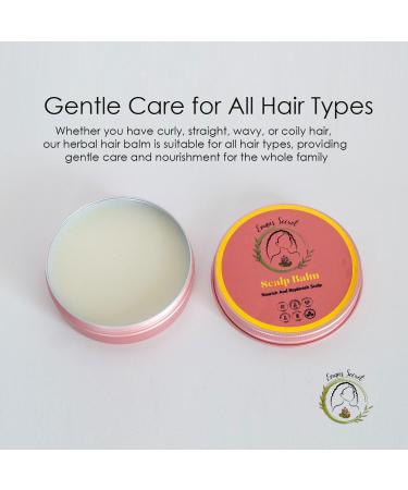 Eman s Secret Herbal Hair Balm | Nourishing & Gentle for All Hair Types | Kids Friendly Scalp Care & Frizz Control | 4 Oz - Buy Online on GoSupps.com