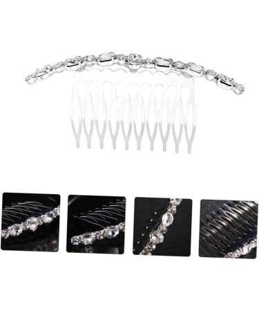 Angoily 1 Pc Hair Comb Alloy Hair Decor Wedding Diamond Comb Hair Accessory Fashion Hairpin Bridal Comb Barrette Pearl Tiara Handmade Hair Decor Rhinestones Rhinestone Hair up - Buy Online on GoSupps.com