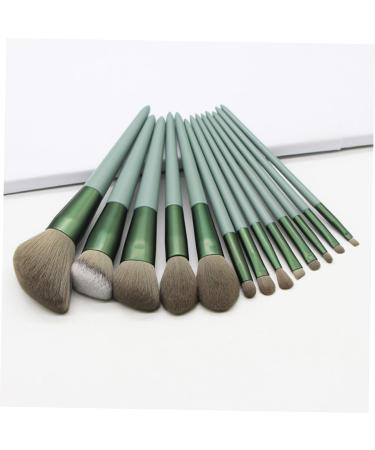 Ipetboom 1set Makeup Brush Set Green Suit Make up for Face Powder Applicator Face Makeup Brush Eyeshadow Applicator Blush Brush Blusher Miss Wooden Handle Powder Brush The Face - Buy Online on GoSupps.com