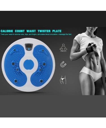 Buy EJOYOUS Taill Twister Plate - Electronic Calorie Counting Fitness Equipment for Effective Magnet Massage & Workout | Clock Count & Countdown Functions - Buy Online on GoSupps.com