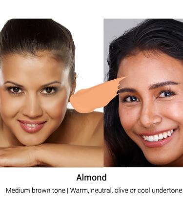 Buy Tinted Moisturizer for Face - 50ml | SPF 30 BB Cream with Vitamins | Lightweight Skin Tint for All Skin Types - Almond | Dewy Finish & Easy Blend - Buy Online on GoSupps.com