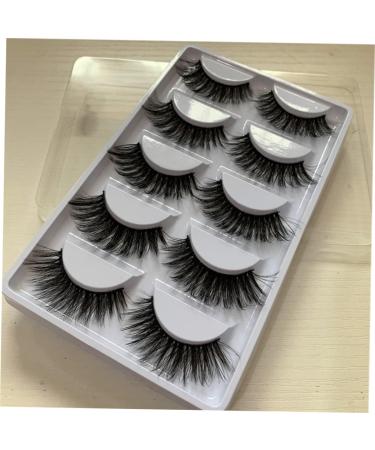 Beavorty 5 Pairs natural false lashes natural false eyelashes natural fake lashes cross eyelashes natural fake eyelashes dense eyelash natural eyelashes European and American 3d - Buy Online on GoSupps.com