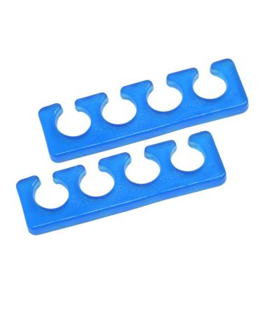 Silicone toe separator - finger separator - blue - 2 pack
