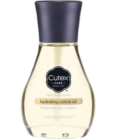 Cutex Hydrating Cuticle Oil Formulated with Vitamin E & Sweet Almond Oil (13.6ml) for Dry Brittle & Rough Nails Almond Scent Dermatologist Tested