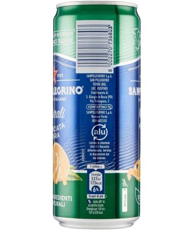  Italian Gourmet E.R. SanPellegrino Aranciata Amara Lemonade Orange 'Bitteroange' 330 ml + Italian Gourmet Pulp 400 g - Buy Online on GoSupps.com
