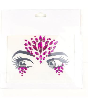 Eyebrow Drill Masquerade Ball Face Decoration Acrylic Diamond Christmas Face Patch Diamond Halloween Makeup Coffee color - Buy Online on GoSupps.com