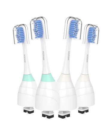 Replacement Toothbrush Heads for Philips Sonicare E Series Electric Brush with Magic Spiral Bristles Professional Cleaning and Whitening Replacement Toothbrush Heads Refills 4 Pack