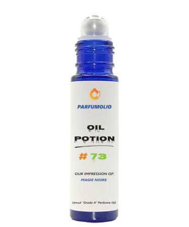 Oil Potion # 73 Inspired by Magie Noire Women's Uncut Grade A Fragrance Body Oil Dupe Concentrated Long Lasting Roll-On 10ml / 0.33 oz