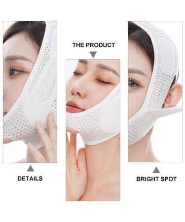 Beaupretty Anti-Aging Chin Strap for Facial Shaping - Women's Face Lifting White Fabric Belt - Buy Online on GoSupps.com