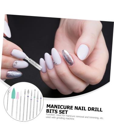 Ipetboom Manicure Tools Professional 1 Set Nail Polish Head Set Tungsten Steel Nail Manicure Alloy Tungsten Steel Professional Manicure Tools - Buy Online on GoSupps.com