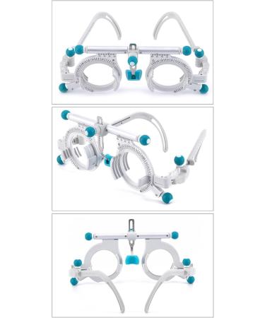Buy Aredwhiterui Titanium Alloy Optometry Test Frame - 53g Adjustable Glasses Holder for Accurate Eye Testing (PD48-80mm) - Buy Online on GoSupps.com
