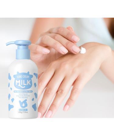 Pure Skin Moisture Milk Hand Cream 200g Hydrating Nourishing Exfoliating Hand Body & Foot Care Lotion for Dry Skin Bridesmaid Gifts Hand Moisturizer - Buy Online on GoSupps.com