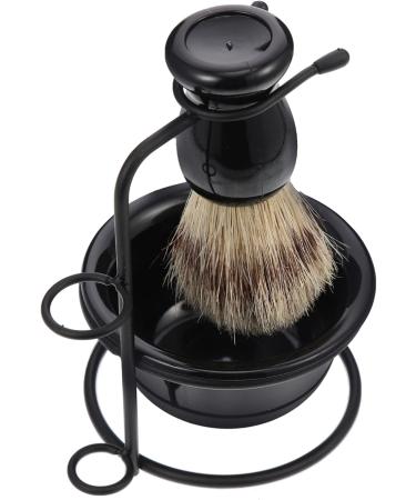 Beaupretty 4 Sets Hair Men Rack - Durable Tool Holder Kit for Christmas & Father's Day Gifts | Comfortable Beard & Soap Caddy | 11.5x8.5cm | Black - Buy Online on GoSupps.com