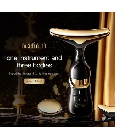The Ultimate Face & Neck Skin Care Wand - 2024 Premium Facial Beauty Tool - Effective Cleaning Skin Tightening & Nutrient Import(Black) - Buy Online on GoSupps.com