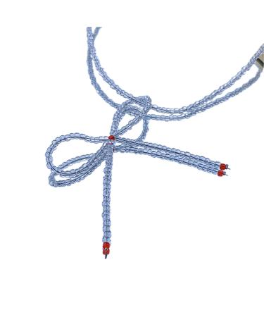 Oralgo's unique collarbone chain handmade fashionable loop trailer necklace brazen material suitable for party everyday life transparent glass